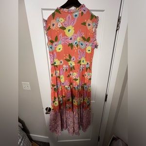 Uncle Frank maxi dress. Size medium. Multi-colors.